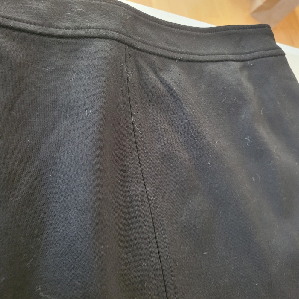 J Jill Black Stretch A-Line Midi Skirt Size 12 Career‎ Office Church New - Picture 11 of 16